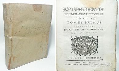 JURISPRUDENTIAE ECCLESIASTICAE UNIVERSAE 1787