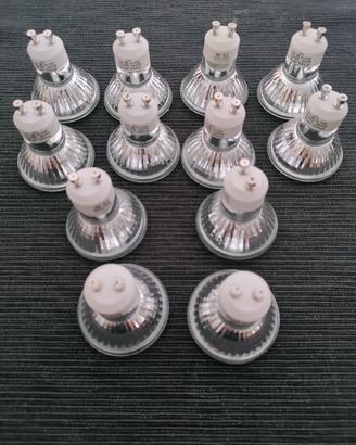 12 faretti GU10 50W dimmerabiIi introvabili