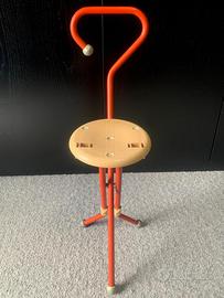 Sgabello pieghevole Ulisse, design di Ivan Loss