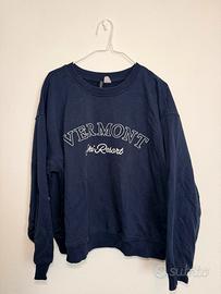 Felpa H&M Vermont Ski Resort blu – taglia M