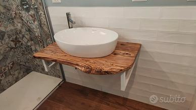 TOP LAVABO IN ULIVO 