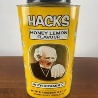 Scatola Latta vintage Hacks Honey Lemon anni '60