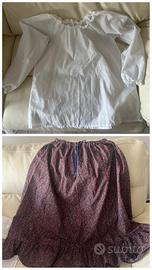 Vestito Costume di scena sartoriale stile country