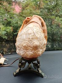 Antica lampada a cammeo 1800
