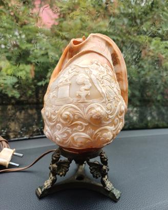 Antica lampada a cammeo 1800