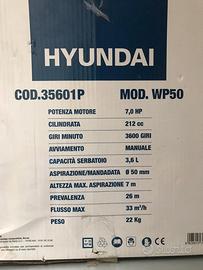 Motopompa a scoppo hyundai mod 350601p