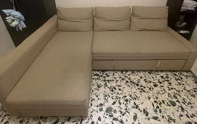 Friheten ikea divano letto angolare con chaise lon