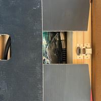 Smerigliatrice doppia con albero flessibile