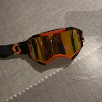 Scott Goggle Fury Orange/nero lavori di cromo