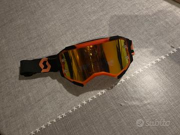 Scott Goggle Fury Orange/nero lavori di cromo