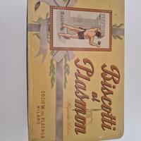 Scatola Biscotti Plasmon del 1956