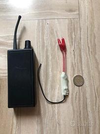 Microtrasmettitore telefonico SPY con ricevitore