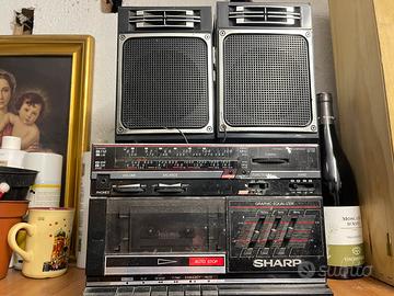 Radio cassetta Sharp manuale