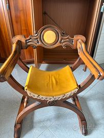 Sedia stile savonarola