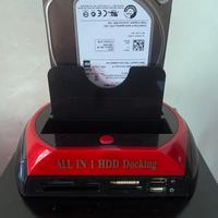 Dock per Hd Sata e Ide + lettore di sd-card