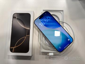 iPhone 16 Pro 128GB Natural Titanium come nuovo