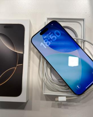 iPhone 16 Pro 128GB Natural Titanium come nuovo