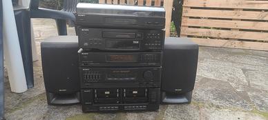 Sistema Hi-Fi Sony LBT-D107 con Giradischi e Casse
