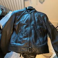 Tuta pelle moto estiva belstaff