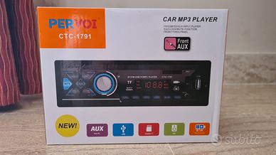 Autoradio Bluetooth universale+Mascherina FiatPunt