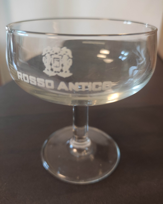 6 Bicchieri ROSSO ANTICO vintage