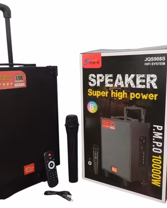 Cassa bluetooth portatile karaoke 10000 watt pmpo 