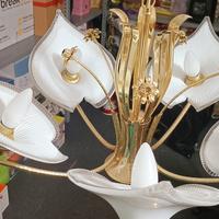 lampadario+ 2 abat-jour