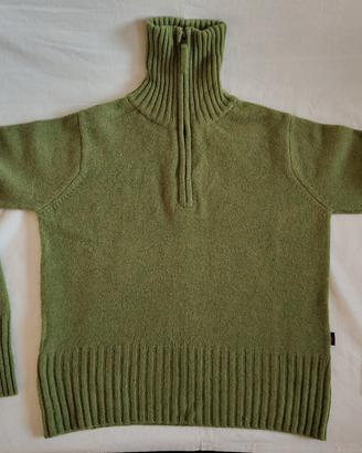 Maglia Kappa, pura lana, verde, tg S
