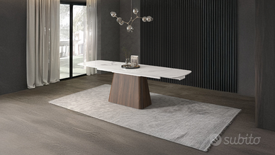 Nuovo tavolo allungabile in ceramica di design
