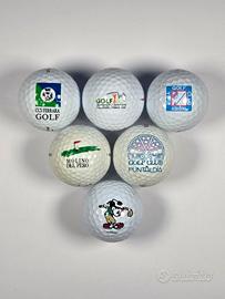 Lotto 6 Palline da Golf (Club Italiani e Disney)