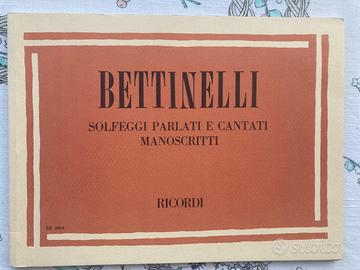 Solfeggio Bettinelli / Pozzoli / Pedron / Ciriaco