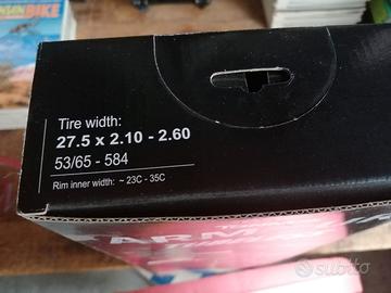 Inserti tubeless + camere d'aria