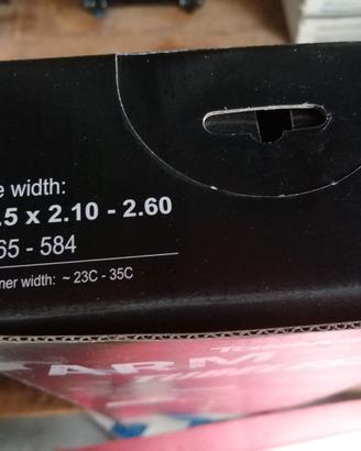 Inserti tubeless + camere d'aria