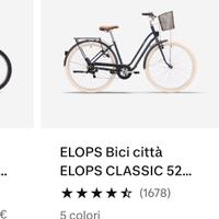 Bicicletta donna con seggiolino posteriore