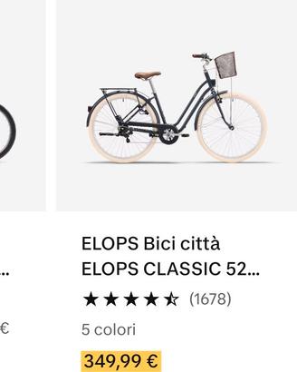 Bicicletta donna con seggiolino posteriore