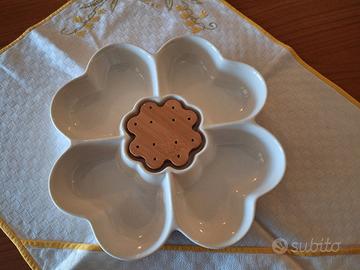 antipastiera in porcellana Brandani