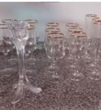 Servizio cristallo 18 pezzi