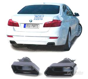 TERMINALI SCARICO BMW F10 F11 F12 F13 LOOK V8 NERO