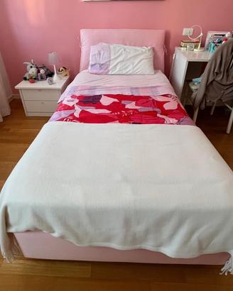 Letto Flou Nathalie 100x200