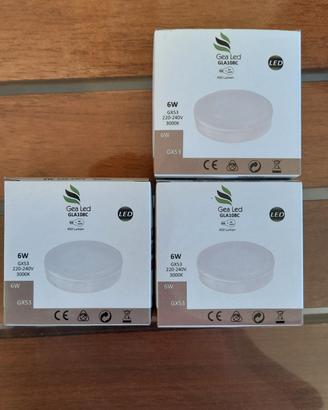 Set di 3 lampadine LED Gea Led modello GLA108C 