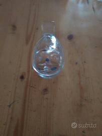 Zucchiera a forma di uccello in vetro