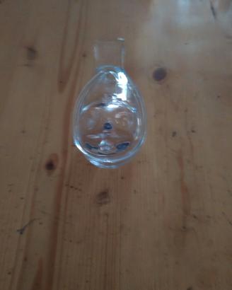 Zucchiera a forma di uccello in vetro