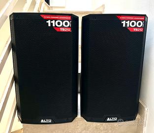 Coppia Casse Amplificate Attive Alto TS 212 1100W