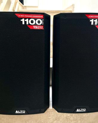 Coppia Casse Amplificate Attive Alto TS 212 1100W