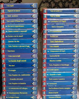 Lotto 70 VHS Totò originali