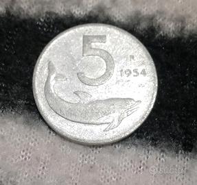 5 Lire 1954