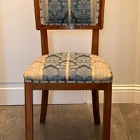 Sedia vintage imbottita