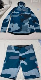 Completo Fox Ranger camo blu felpa e pantaloncini