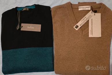 Maglione e camicia Ferrante. Maglione Maison Vashm