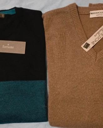 Maglione e camicia Ferrante. Maglione Maison Vashm